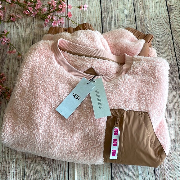 NWT UGG Niko Sherpa Crewneck - Picture 5 of 6